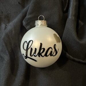 Gepersonaliseerde kerstbal